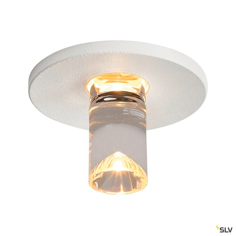 LIGHTPOINT, recessed fitting, LED, round, matt white, 3000K