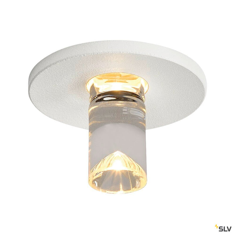 LIGHTPOINT, recessed fitting, LED, round, matt white, 3000K