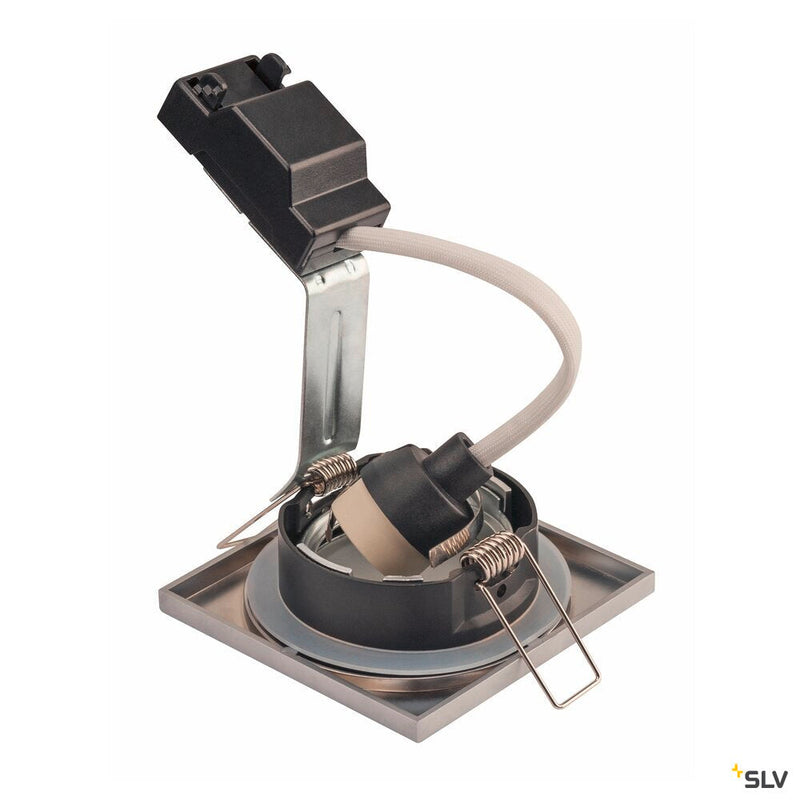 DOLIX OUT QPAR51, square, matt chrome