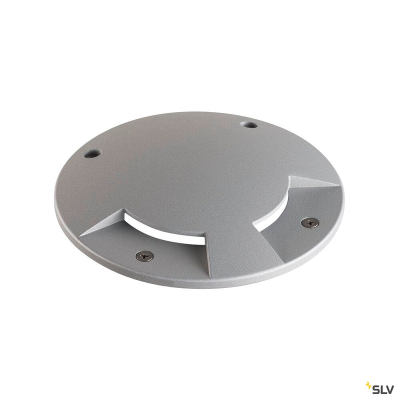 BIG PLOT cover, 2 outlets, silver-grey