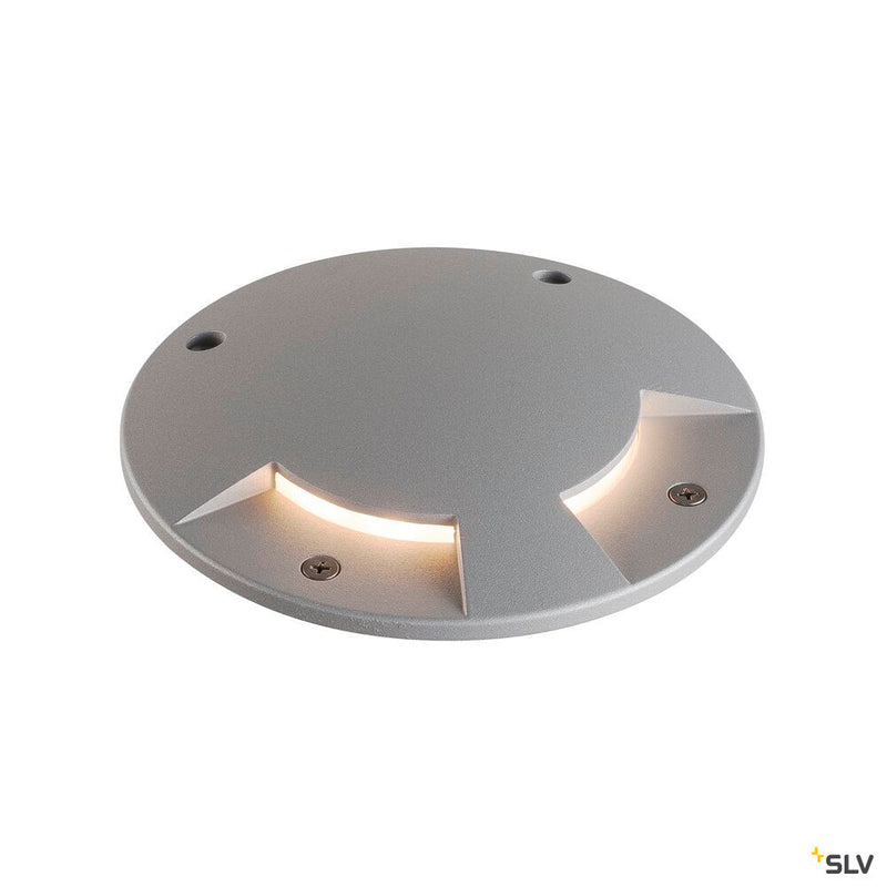 BIG PLOT cover, 2 outlets, silver-grey