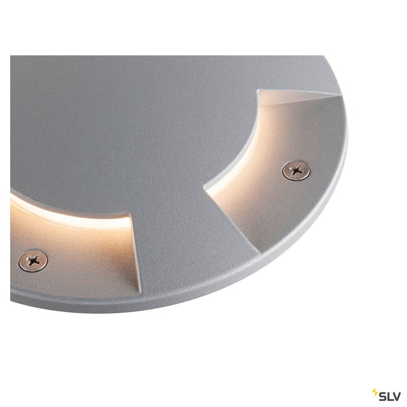 BIG PLOT cover, 2 outlets, silver-grey