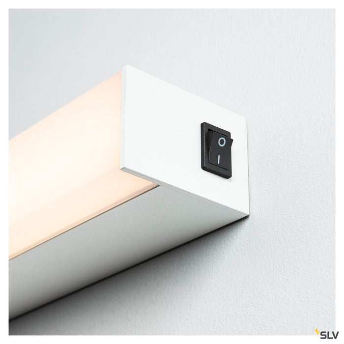 SIGHT LED, wall and ceiling light, with switch, 600mm, white