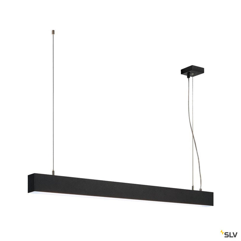 GLENOS, professional pendant, LED, 4000K, black, 1 m, 43W