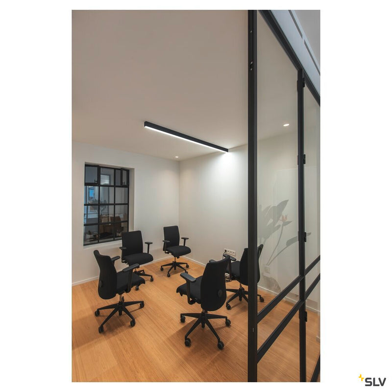 GLENOS, professional pendant, LED, 3000K, black, 2 m, 85W
