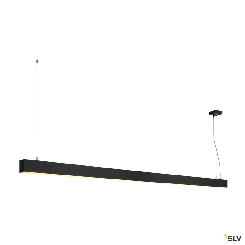 GLENOS, professional pendant, LED, 3000K, black, 2 m, 85W