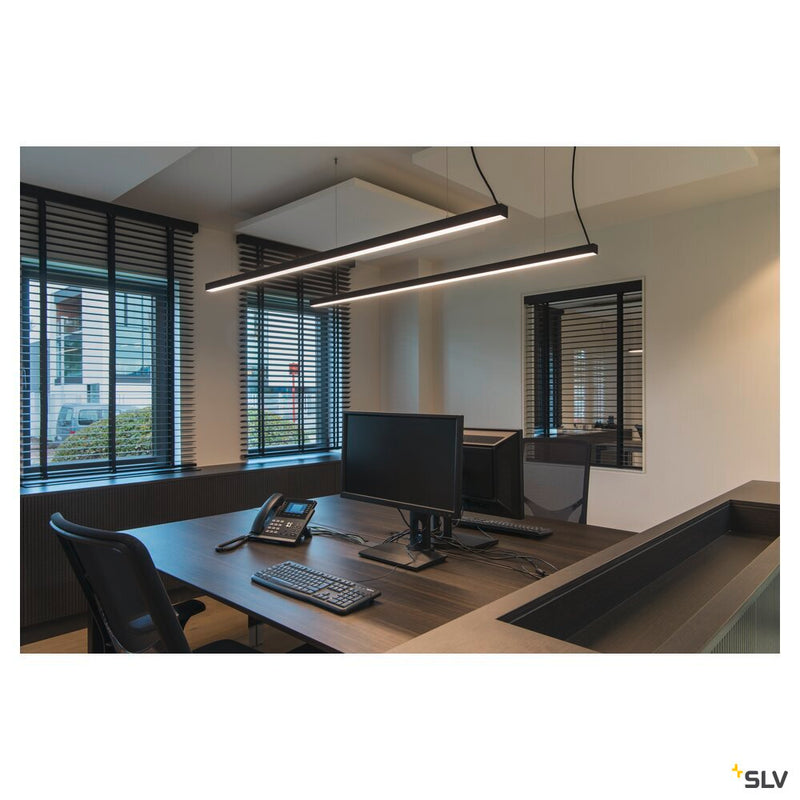 GLENOS, professional pendant, LED, 3000K, black, 2 m, 85W