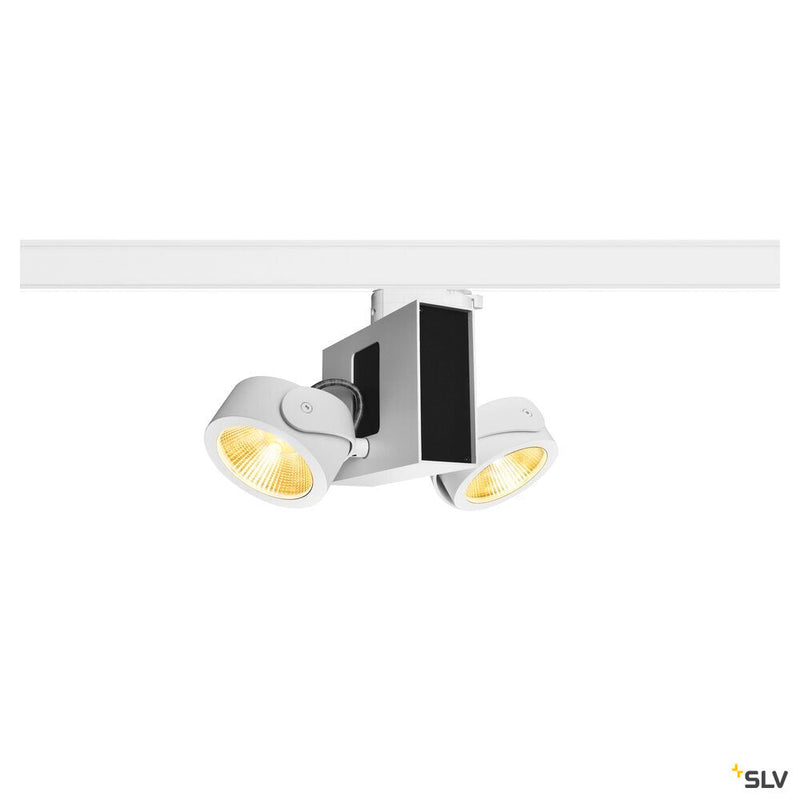 TEC KALU double white/black 60° 3000K, incl. 3-circuit adapter