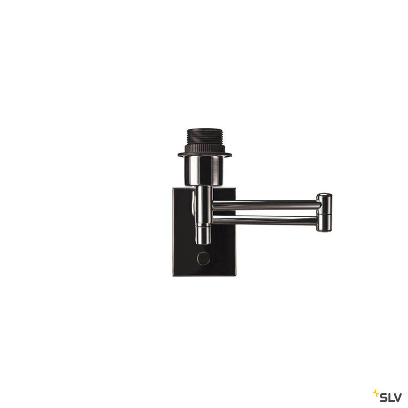 FENDA Base, WL, Indoor surface-mounted wall light, E27, max. 40W, chrome