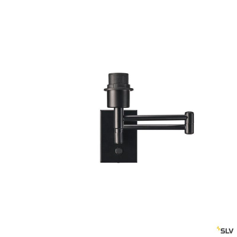 FENDA Base, WL, Indoor surface-mounted wall light, E27, max. 40W, black