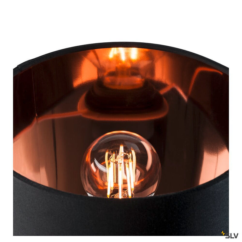 FENDA shade Ø 20cm, round, black/copper