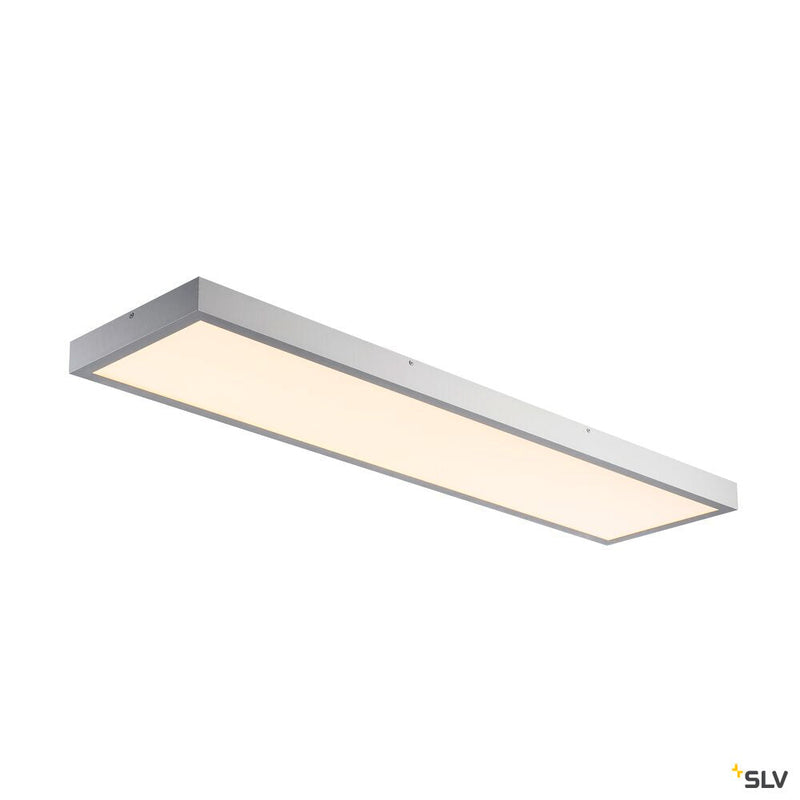 PANEL 1200x300mm LED Indoor surface-mounted ceiling light, 3000K, silver-grey