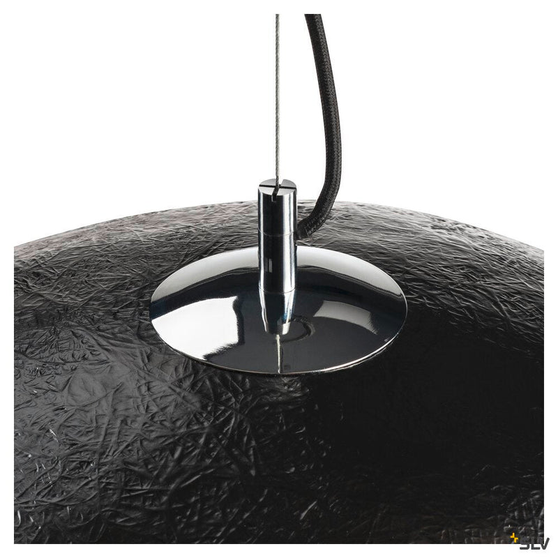 FORCHINI 70 PD, Indoor pendant, black/gold, E27, max. 40W