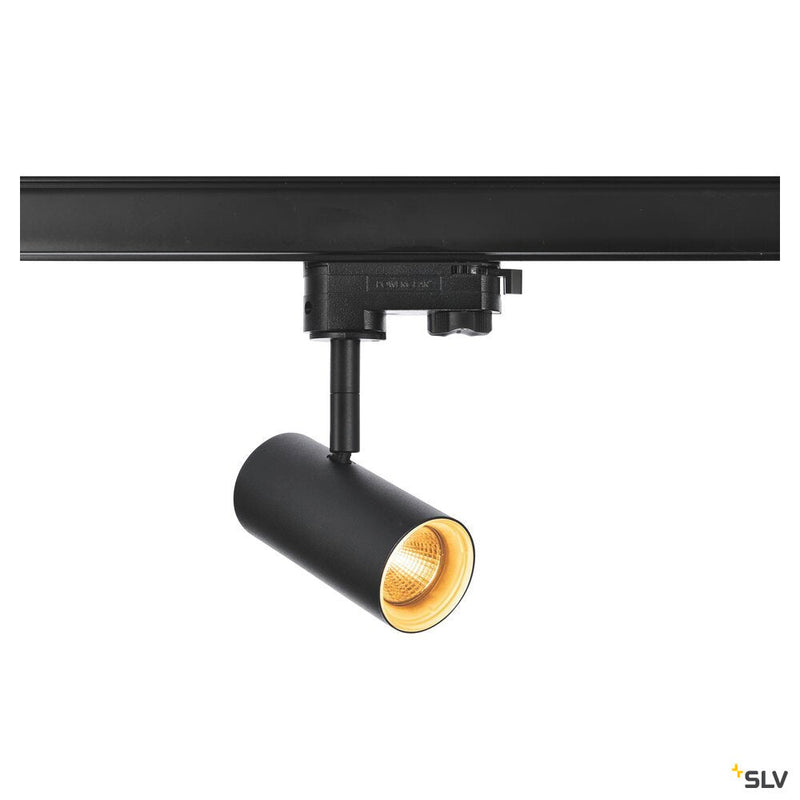NOBLO SPOT, black, 2700K, 36°, incl. 3-circuit adapter