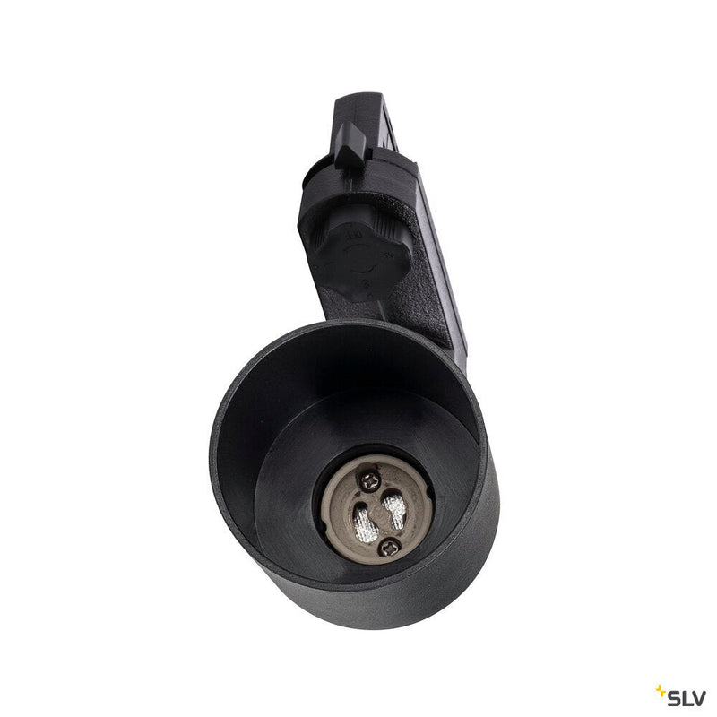 PURI TRACK QPAR51 glass, black 50W, incl. 3-circuit adapter