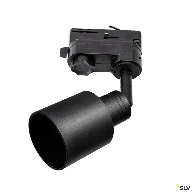 PURI TRACK QPAR51 glass, black 50W, incl. 3-circuit adapter