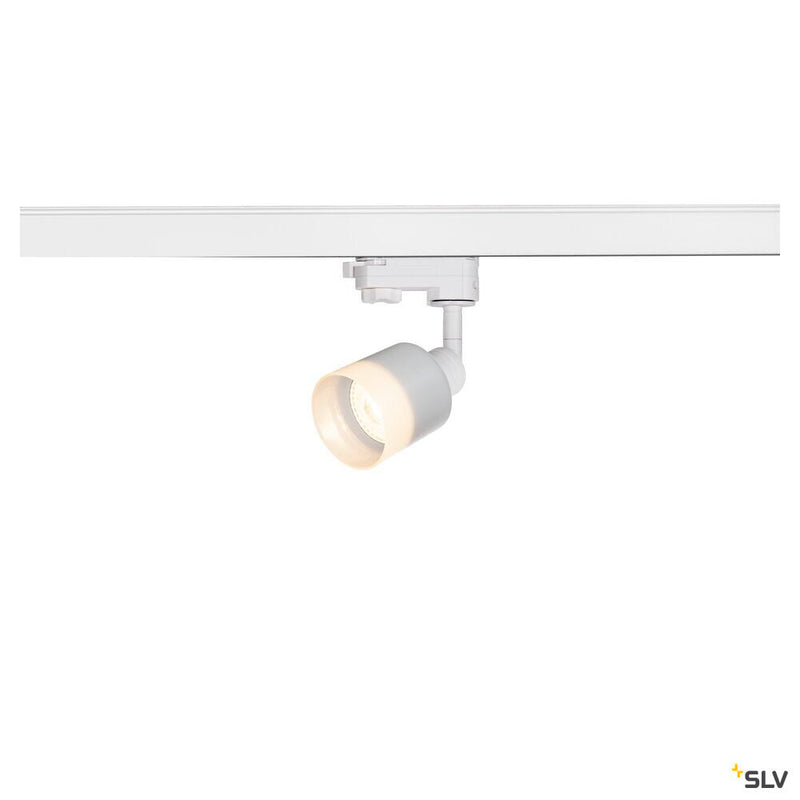 PURI TRACK QPAR51 glass, white 50W, incl. 3-circuit adapter