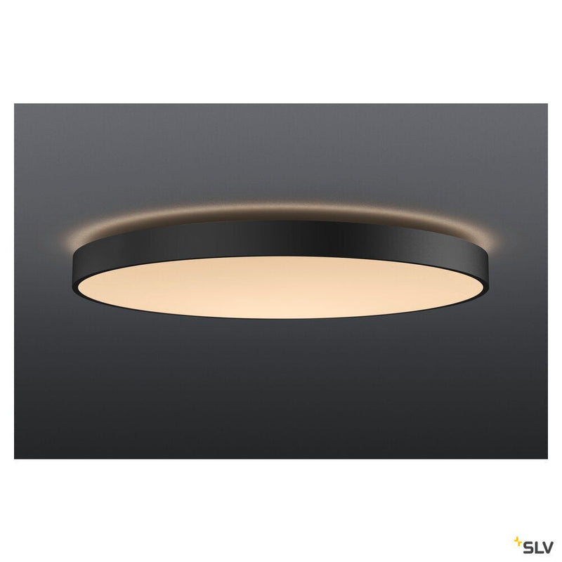MEDO 90 CL AMBIENT, LED indoor surface-mounted ceiling light, TRIAC, black, 3000/4000K