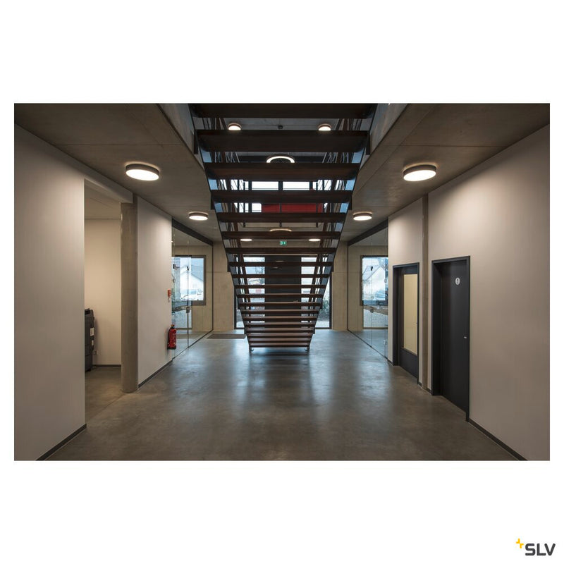 MEDO 60 CW AMBIENT, LED Outdoor surface-mounted wall and ceiling light, TRIAC, black, 3000/4000K