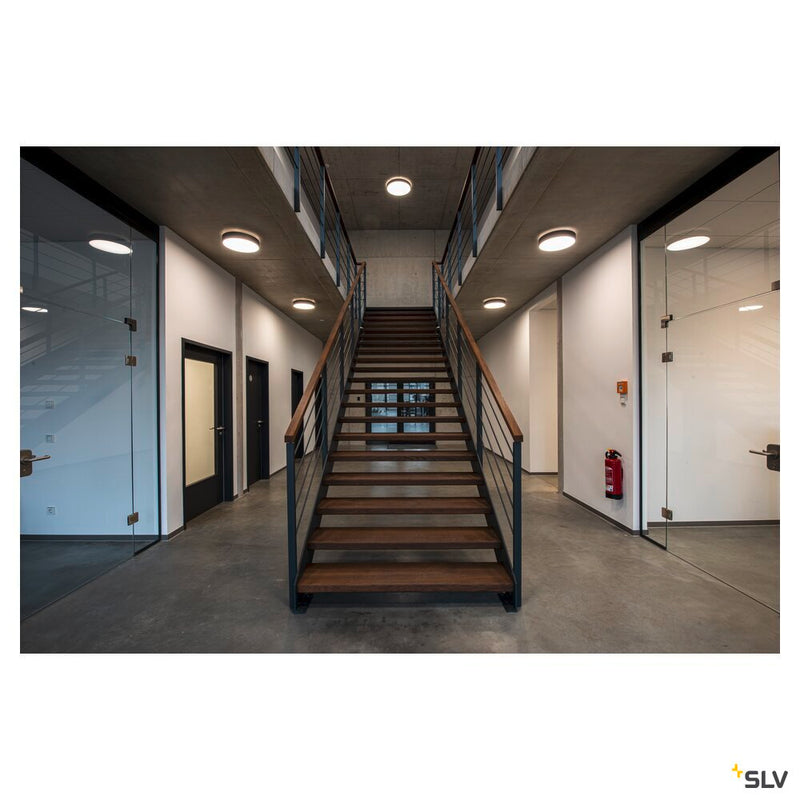 MEDO 60 CW AMBIENT, LED Outdoor surface-mounted wall and ceiling light, TRIAC, black, 3000/4000K