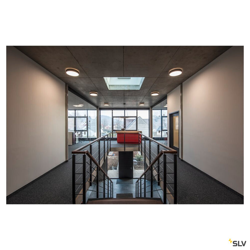 MEDO 60 CW AMBIENT, LED Outdoor surface-mounted wall and ceiling light, TRIAC, black, 3000/4000K