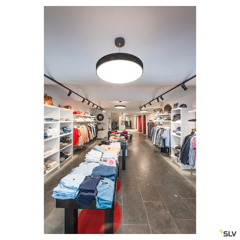 MEDO 60 CW AMBIENT, LED Outdoor surface-mounted wall and ceiling light, TRIAC, black, 3000/4000K