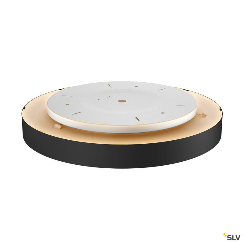 MEDO 60 CW AMBIENT, LED Outdoor surface-mounted wall and ceiling light, TRIAC, black, 3000/4000K