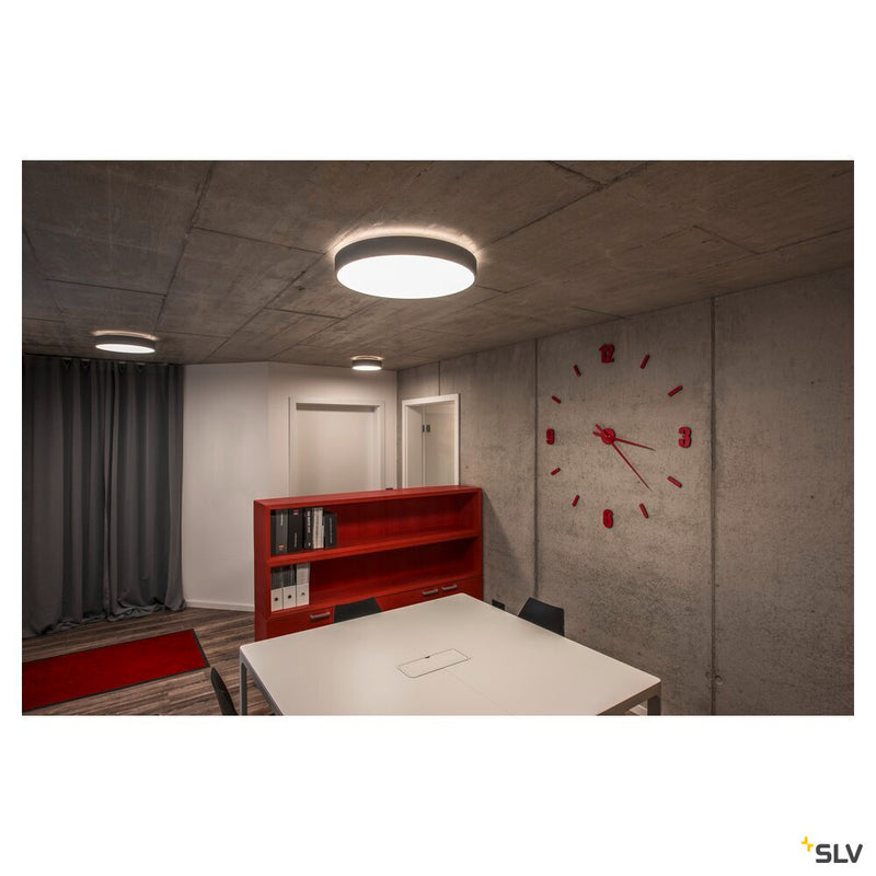 MEDO 40 CW AMBIENT, LED Outdoor surface-mounted wall and ceiling light, TRIAC, silver-grey 3000/4000K