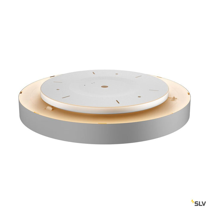 MEDO 60 CW AMBIENT, LED Outdoor surface-mounted wall and ceiling light, TRIAC, silver-grey 3000/4000K