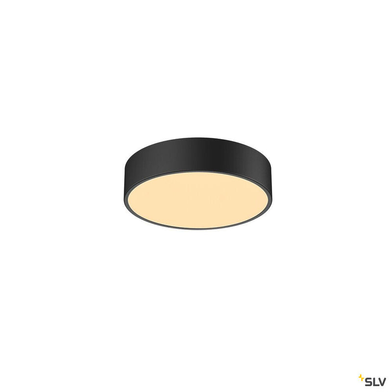 MEDO 30 CW AMBIENT, LED Outdoor surface-mounted wall and ceiling light, DALI, black, 3000/4000K
