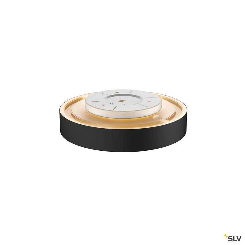 MEDO 40 CW AMBIENT, LED Outdoor surface-mounted wall and ceiling light, DALI, black, 3000/4000K