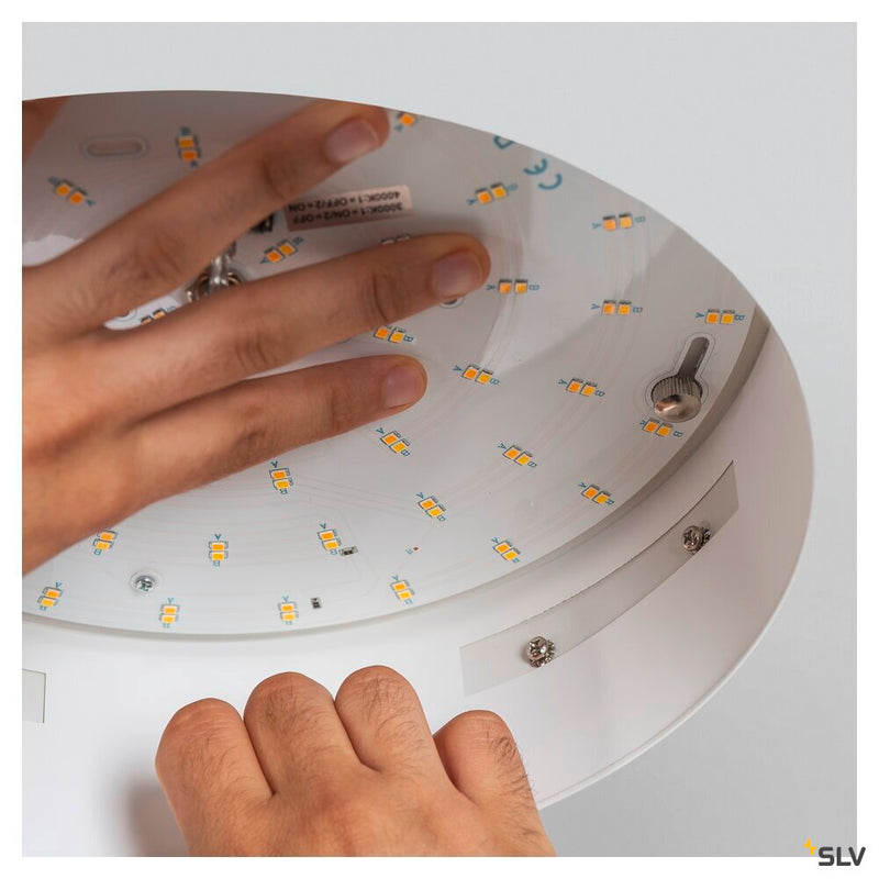 MEDO 30 EL, LED indoor recessed ceiling light, frameless version, white, 3000/4000K