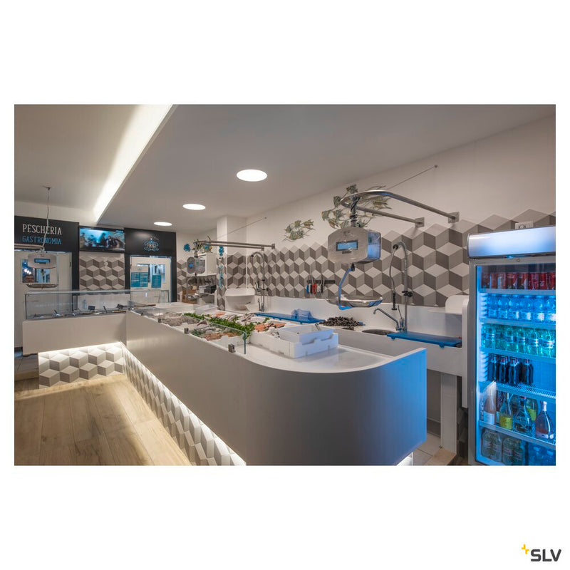 MEDO 40 EL, LED indoor recessed ceiling light, frameless version, white, 3000/4000K