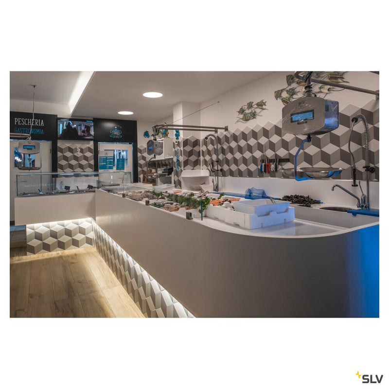 MEDO 40 EL, LED indoor recessed ceiling light, frameless version, white, 3000/4000K