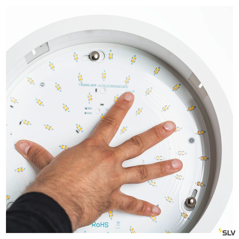 MEDO 30 EL, LED indoor recessed ceiling light, frame version, white, 3000/4000K