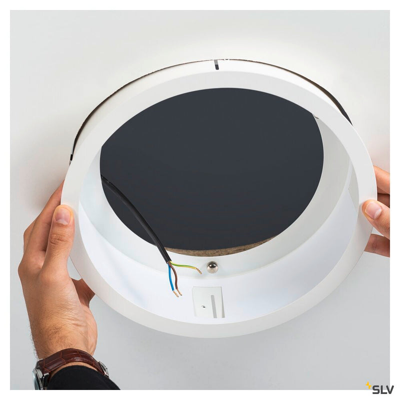 MEDO 30 EL, LED indoor recessed ceiling light, frame version, white, 3000/4000K