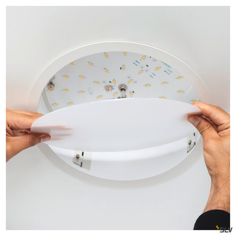 MEDO 30 EL, LED indoor recessed ceiling light, frame version, white, 3000/4000K