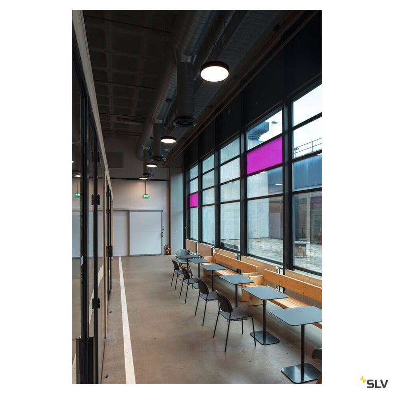MEDO 40 CW AMBIENT, LED Outdoor surface-mounted wall and ceiling light, DALI, black, 3000/4000K