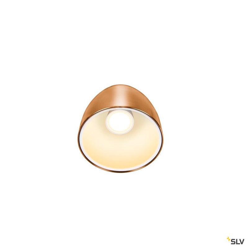 PARA CONE 14 PD pendant, QPAR51, copper 35W, incl. 1-circuit adapter