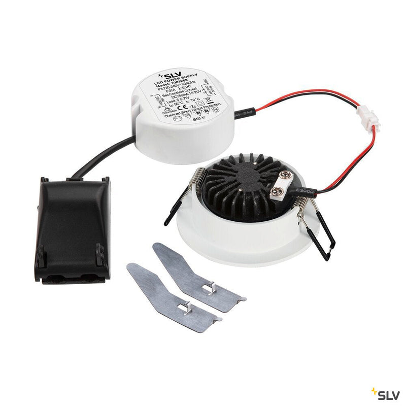 NEW TRIA round, LED indoor recessed ceiling light, white, 1800-3000K, 7.2W