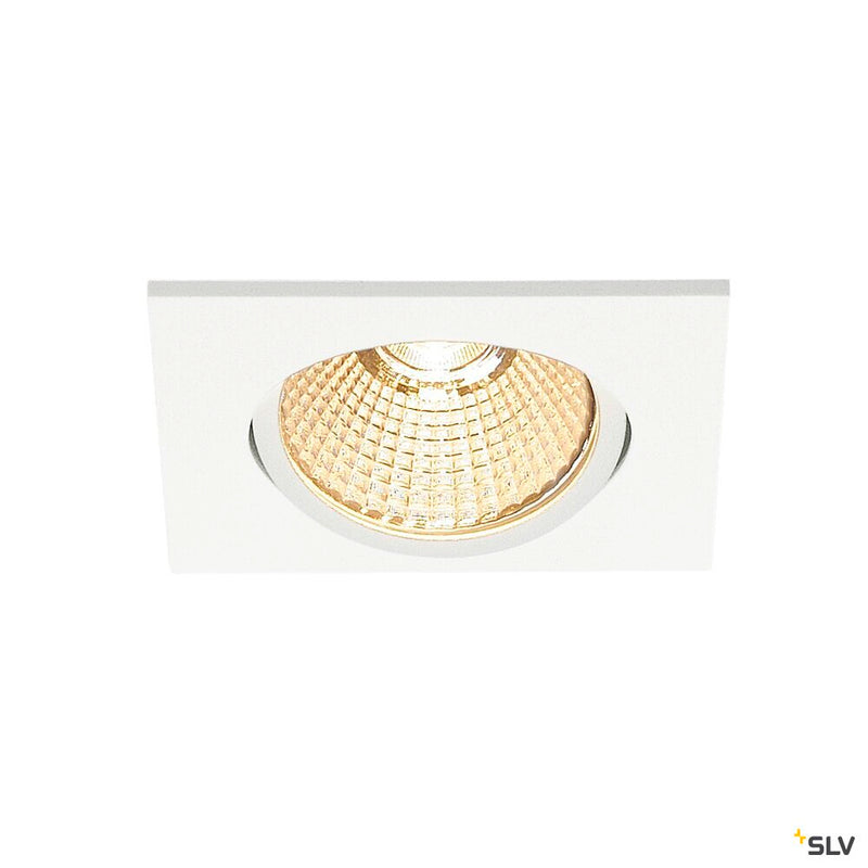 NEW TRIA angular, LED indoor recessed ceiling light, white, 1800-3000K, 7.2W