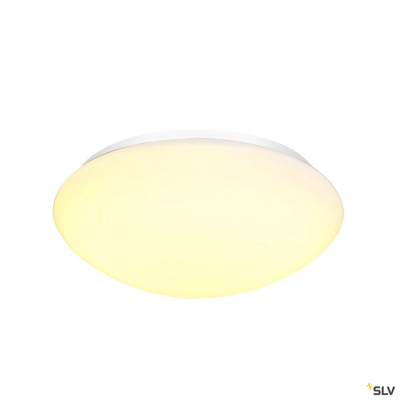 LIPSY 40 Dome, LED Outdoor surface-mounted wall and ceiling light, white, IP44, 3000/4000K