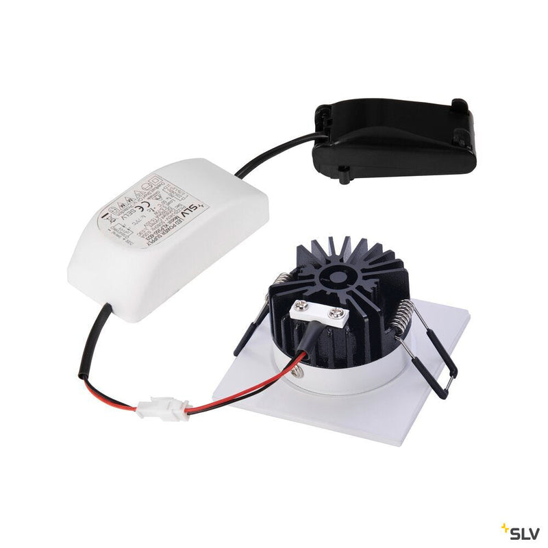 PATTA-I, LED outdoor recessed ceiling light, angular DL IP65 white 1800-3000K