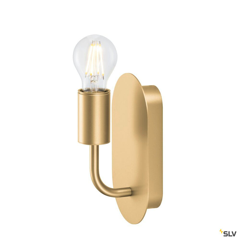 FITU FL, indoor floor stand, E27, soft gold, max. 24W