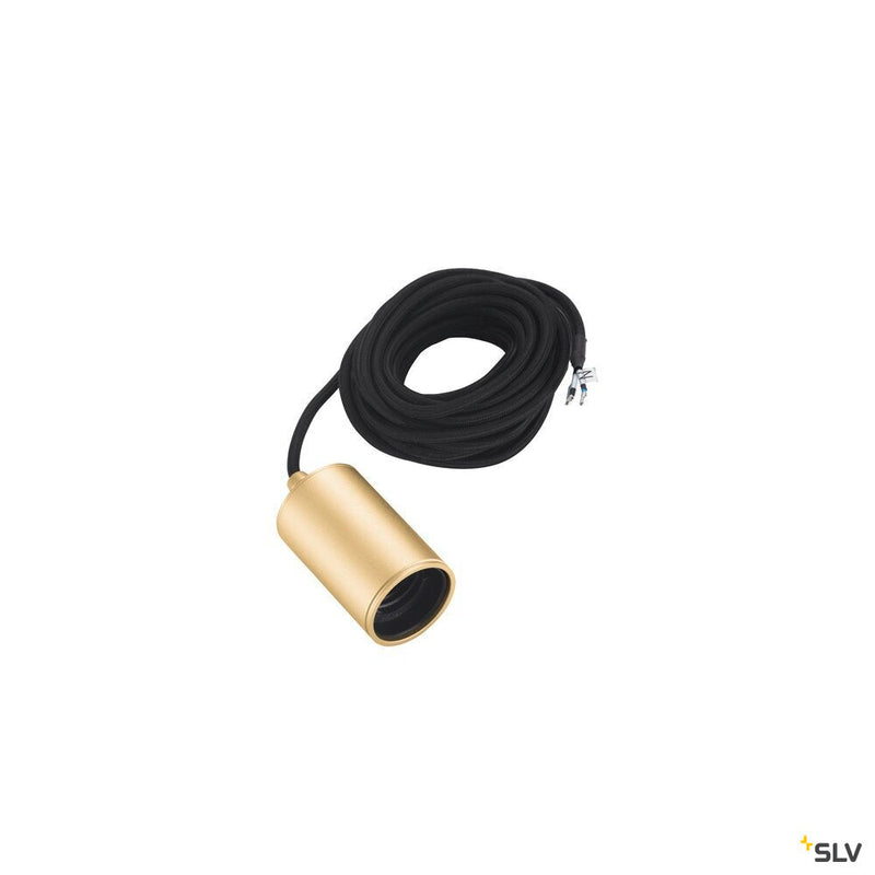 FITU PD, indoor pendant, E27, soft gold, max. 60W, 5m