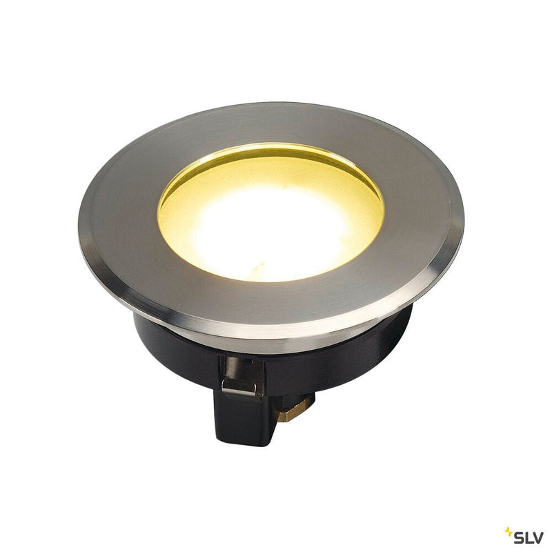 DASAR Flat, outdoor LED recessed floor light, stainless steel 304, 4000K, IP67, 4.3W