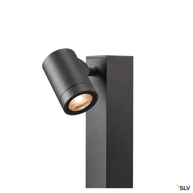 HELIA Single Pole, LED outdoor floor stand, anthracite, IP55 3000K