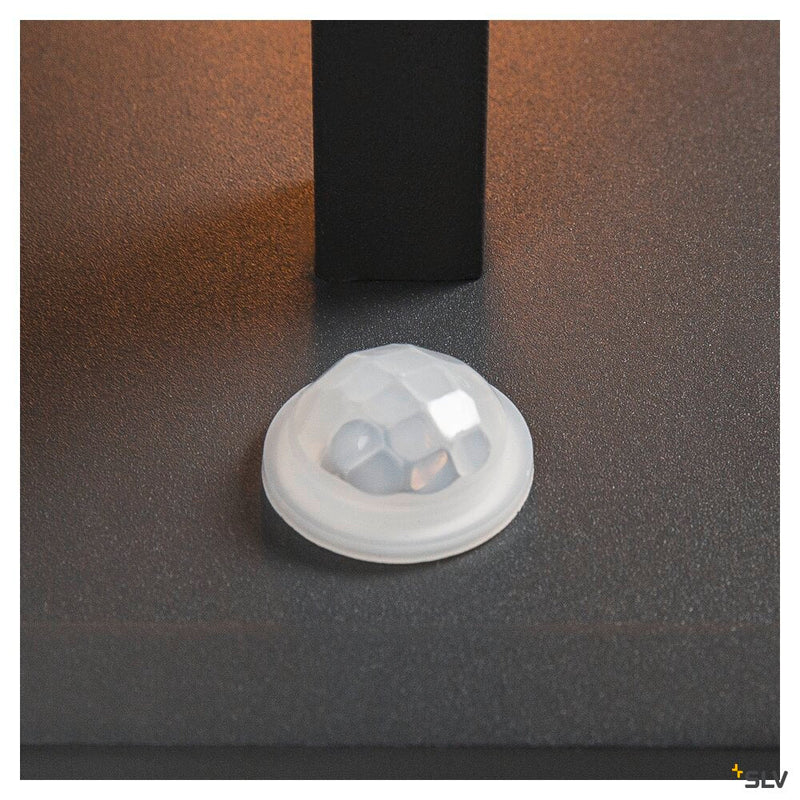 QUADRULO SENSOR WL E27 outdoor surface-mounted wall light, anthracite, including sensor