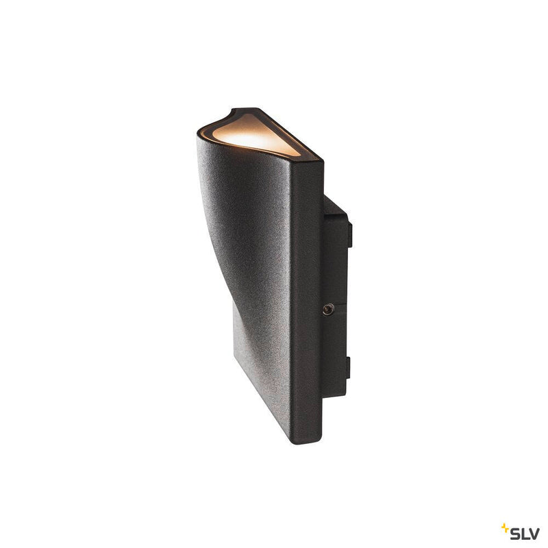 VILUA S WL Outdoor recessed wall light, anthracite, 3000K IP54 100° 405lm