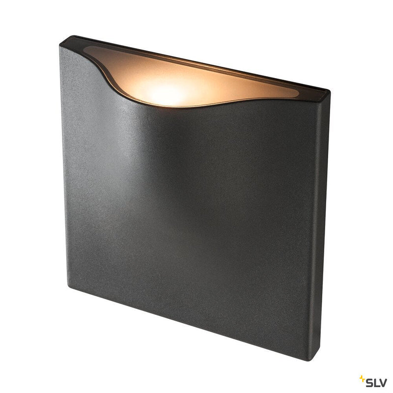 VILUA L WL Outdoor recessed wall light, anthracite, 3000K IP54 100° 810lm